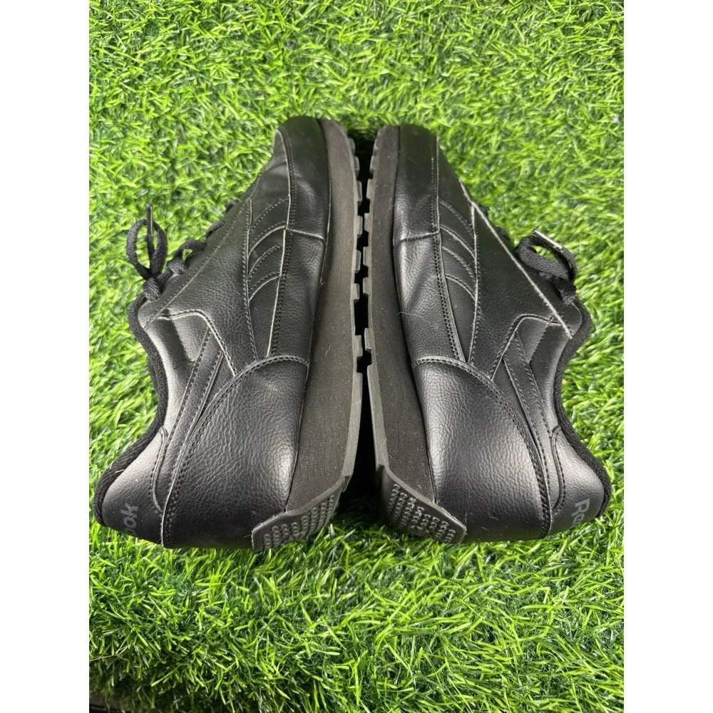 Reebok Men's Classic Ortholite Leather Shoes Sz 11 Black 212001 Comfort Footbed